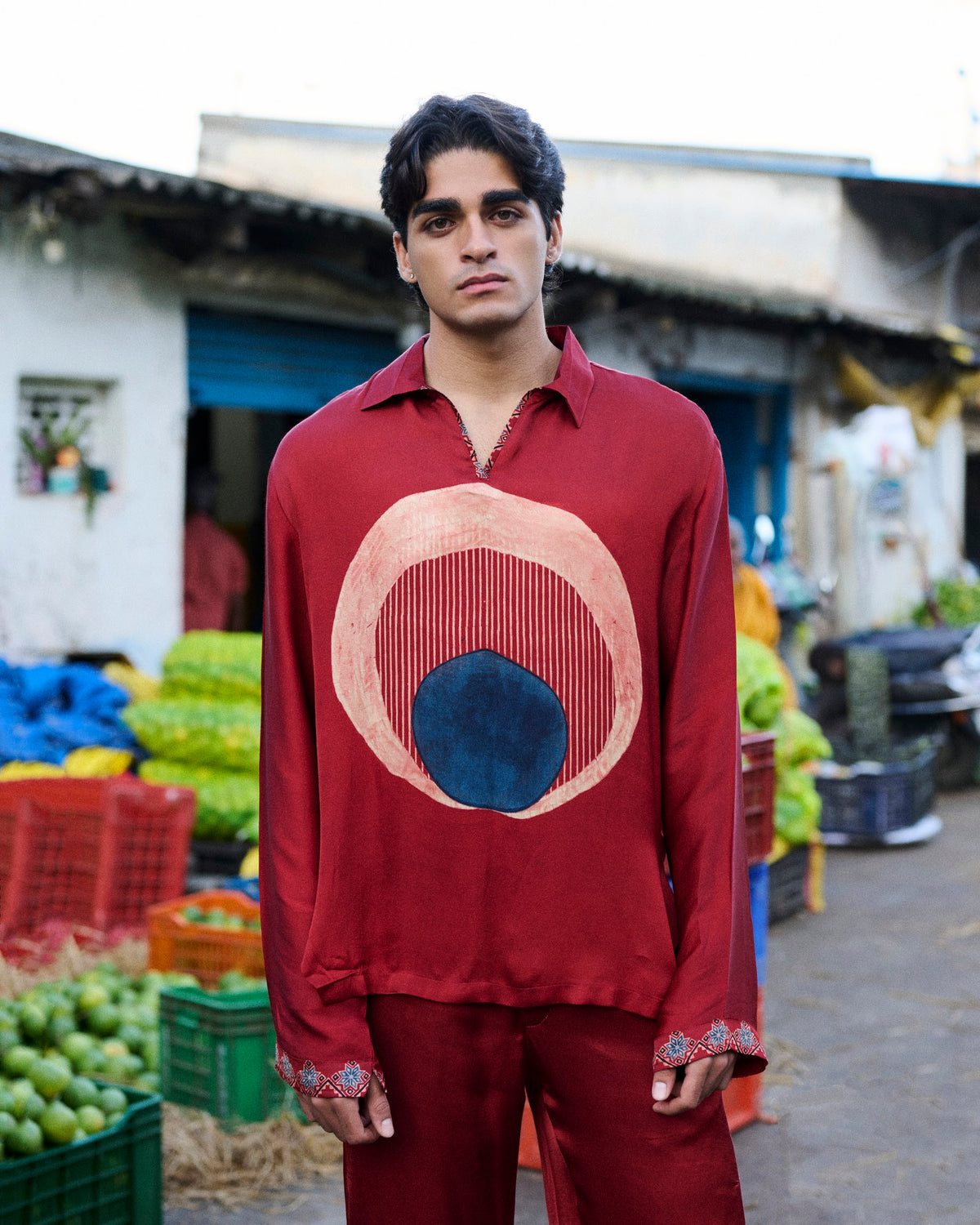 No Nazar Red Co ord Set